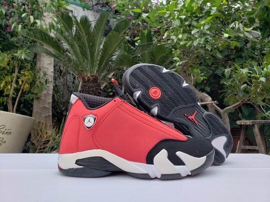 Air Jordan 14 Gym Red White Black 487471-006 Men's Basketball Shoes-14
